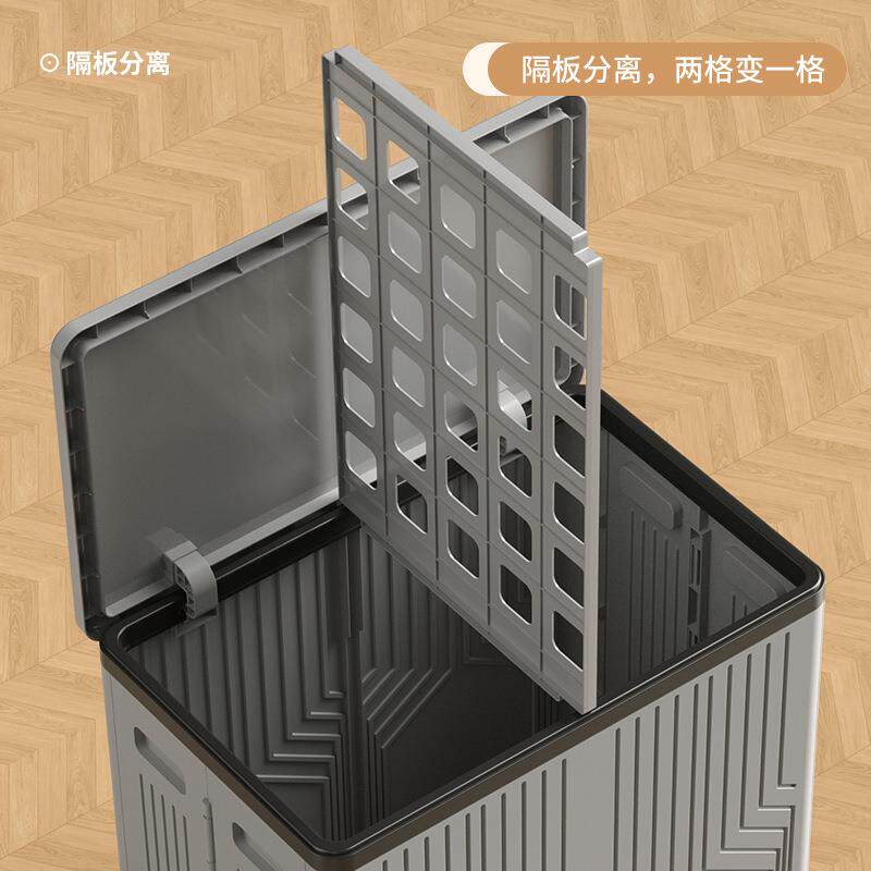 厂脏衣篓可折叠家用脏衣篮塑料F5665-F5大量洗衣篮带家轮衣容服收