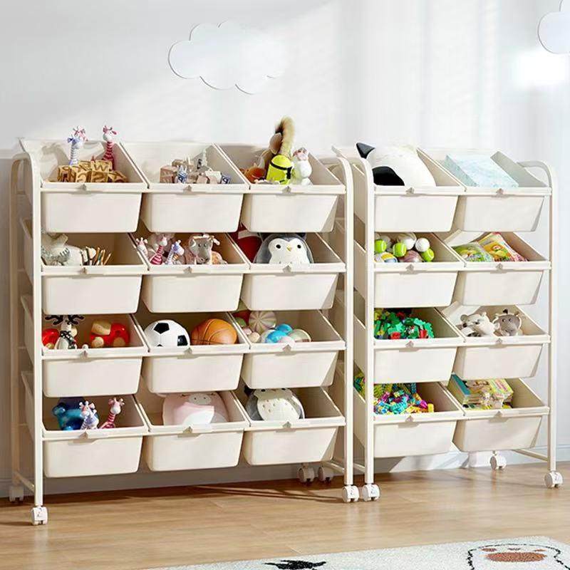 儿童玩具收纳儿架物层置架多落地客厅幼KUM园宝宝储物整理柜子可