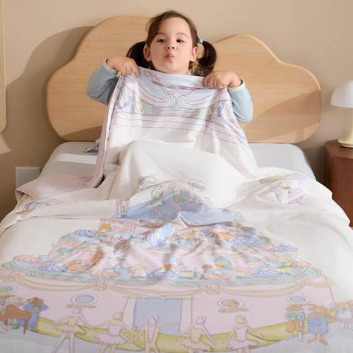 夏天凉感滑莫代尔夏被简卡凉通宝爽宝夏被薄被子约儿童单双JXX250