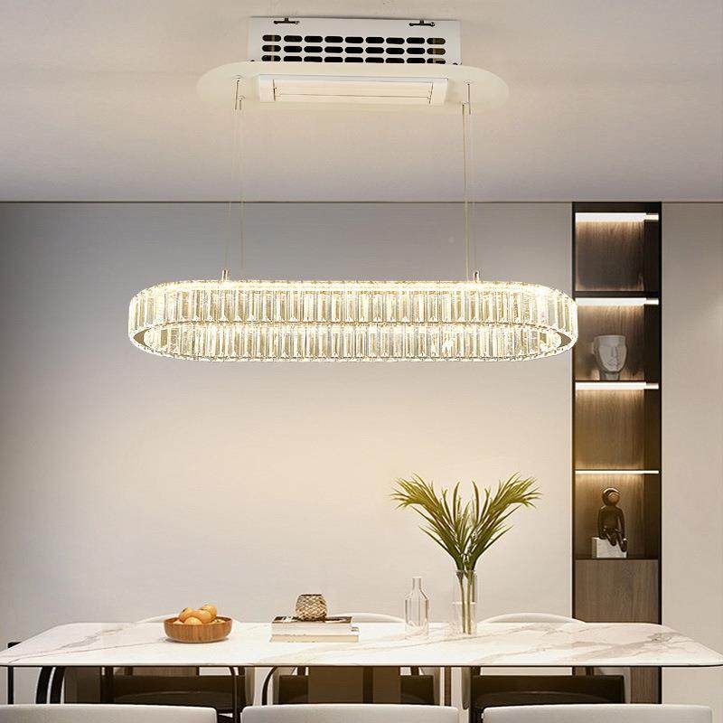 无吸叶风灯简约扇现2代024年新805款客厅灯卧室餐厅电风扇顶灯具