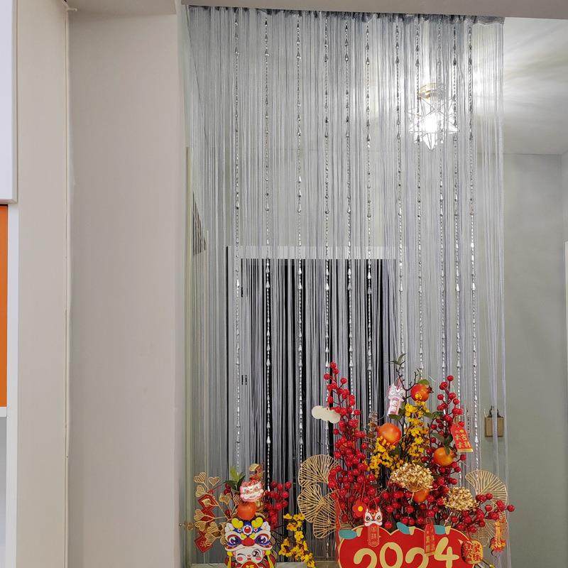 装2025新款流苏珠门帘隔家用客子厅B6XB6WJs入户走断廊过道玄关橱
