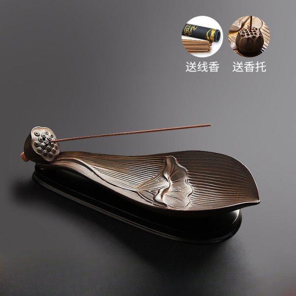 陶瓷香插香座家用室内蚊香托盘艾条香炉香托线香香薰炉檀香熏香炉,家居饰品,香薰炉,淘宝优惠券,粉丝福利购,淘宝优惠卷