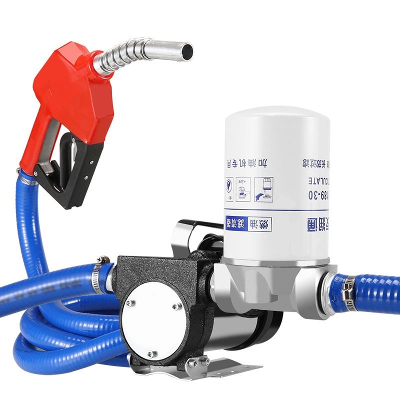 电动抽油泵滤芯柴油泵12V24Vz通用220V加油机启停自吸泵抽油神器