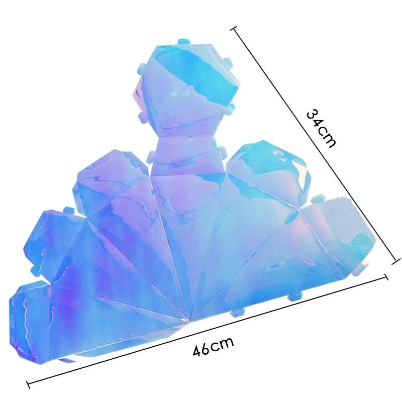 高档手新杆料儿n童年灯花笼Db工塑g闪闪l钻i石发S光手IY带小孩手
