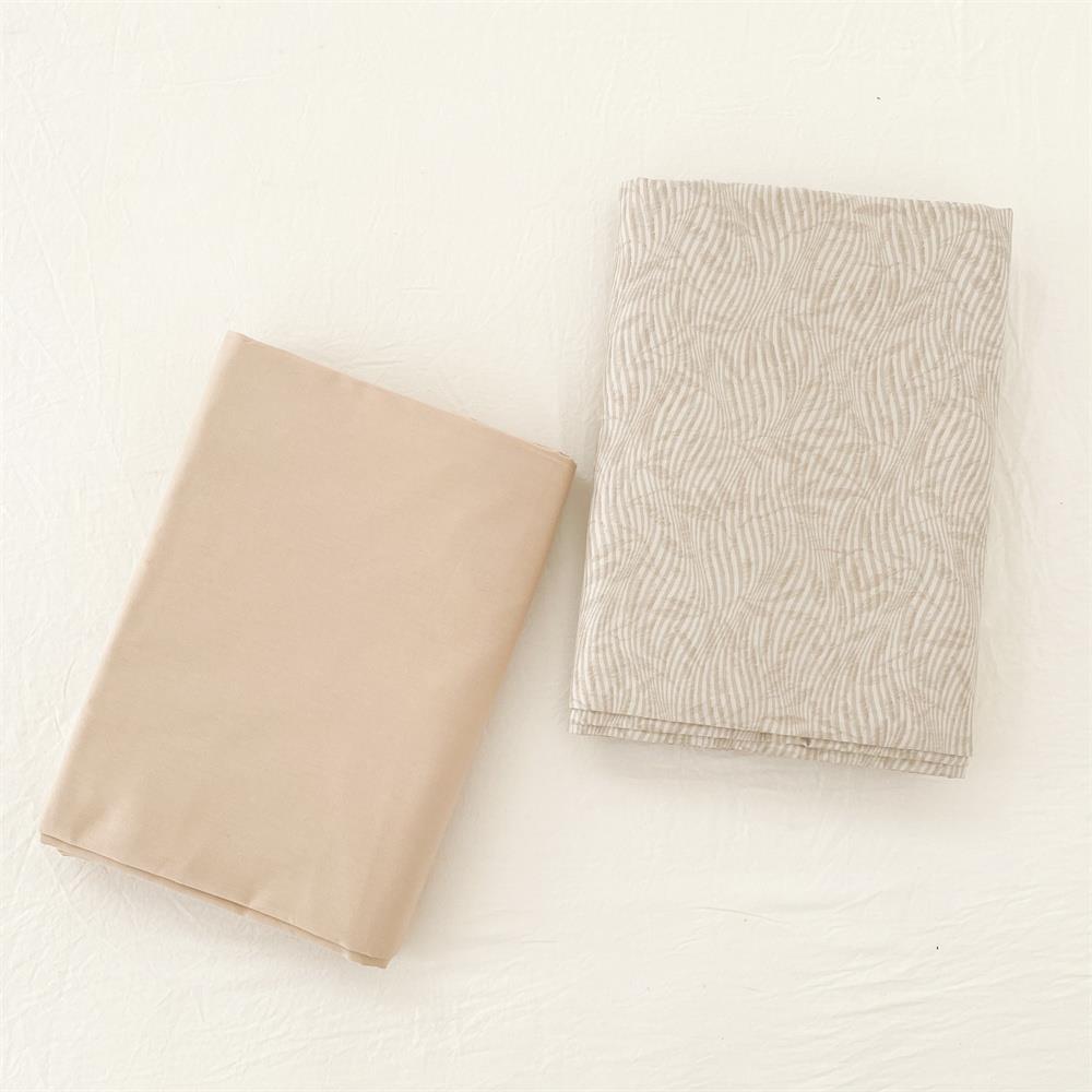 丁达尔效应奶油风全棉床单床笠被单床罩单件单人双人床.m/.m