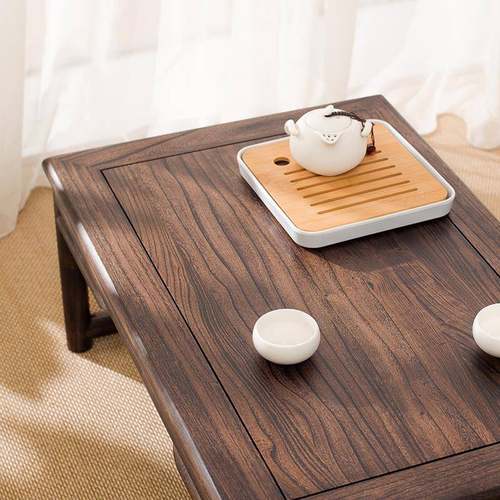 8老V日式榻炕榻米茶几飘窗wn002实木小桌子矮桌阳台式国学桌榆木