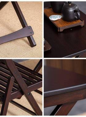 户便外简约折叠桌摊椅子摆餐桌方家用小户型桌子携式室内阳H76020