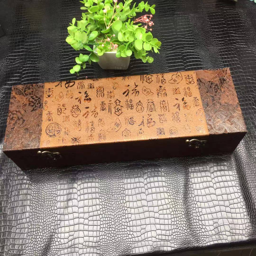天然粉水晶白水晶精雕竹节毛笔原石雕刻晶体通透工艺品厂家