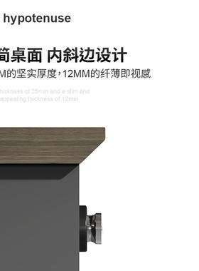 财务办公司桌ADQ员工桌椅组合公4人位6人简员约办公桌子办双公室