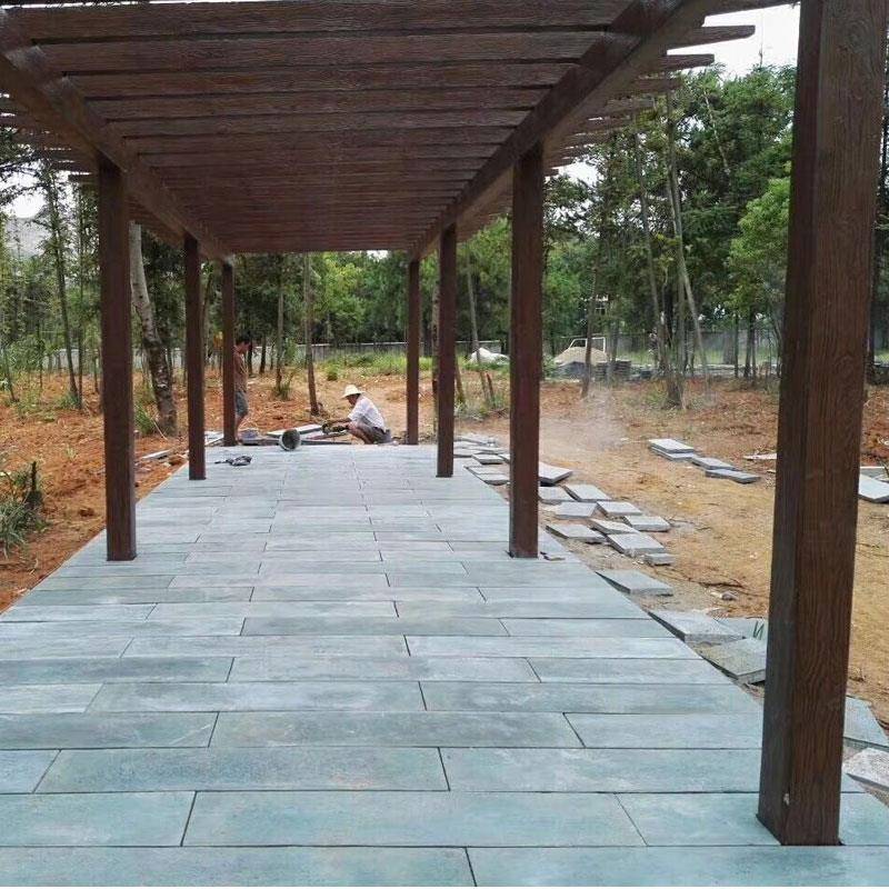 仿木地仿板模具地砖古泥板塑料模型2.*30*5SDQ粗水木纹模板园林公