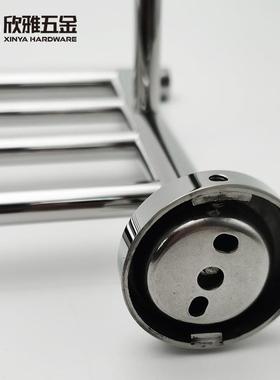 毛不锈浴钢366504巾架室挂件卫生置物架厕所壁挂间式毛巾浴室毛巾