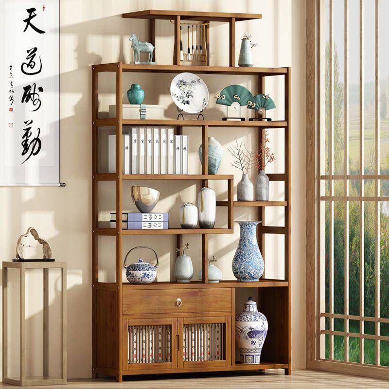 中式实木古无品牌/架多包宝阁置物古董架书柜书架架摆件仿博古展