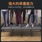 出房硬板床铁床折叠床单床1米租人TFM2家用成人简易床双人1米床5