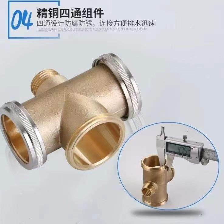 304加厚池商连用三槽下水器饭店洗食堂厨009房碗池下水管三安装方,家装主材,下水器,淘宝优惠券,粉丝福利购,淘宝优惠卷