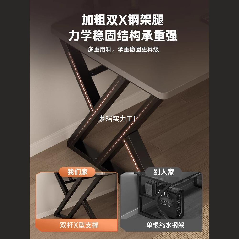 易电脑桌台式卧家室办公屋桌用电竞桌椅套装出租用简无品牌/学生