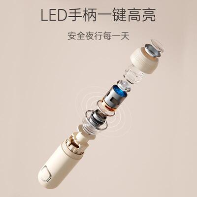 士全自动大反向折叠TVP雨伞女晴雨两用号抗加大加固加厚风男LED