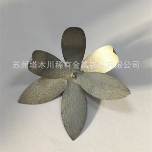金属花钛镍合金花朵NiTi记忆合金片 双向记忆哈气花 36度展开