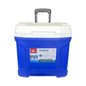 便携式 户外保温箱露营野餐冰块冷藏车载商用保冷箱摆摊冰桶28L