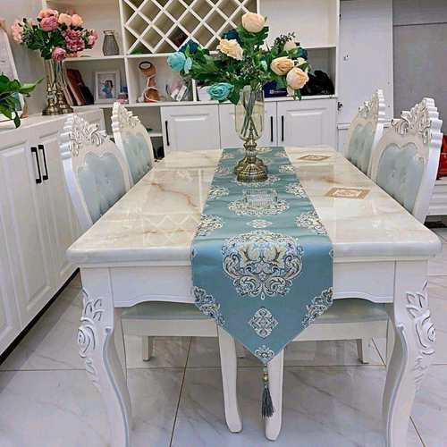 桌旗现代简约时尚欧式美式新中式餐桌布艺茶几影视柜盖布床付熔