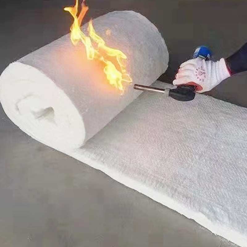 耐火硅酸铝针刺毯陶瓷纤维卷毡耐高温隔热棉锅炉管道硅酸铝保温棉