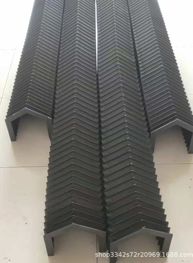 浙江凌平白色PVS柔性风琴防护罩 舞台防尘罩机床设备一字型防护罩