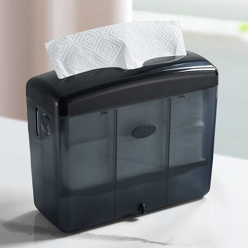 台面擦手纸盒抽取式台式厨房抽纸家用抹手纸巾弹簧立式桌面免打孔