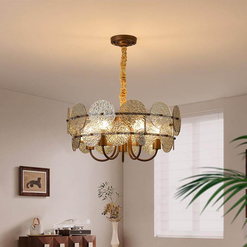 2025新款轻奢客厅吊灯卧室书房简约餐厅灯设计师样板房灯具中古风