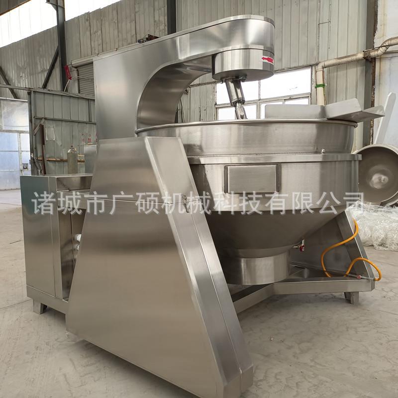 虾调味酱料搅拌炒设FLD备螺蛳粉酱料自动炒制炒料机小龙酱料锅