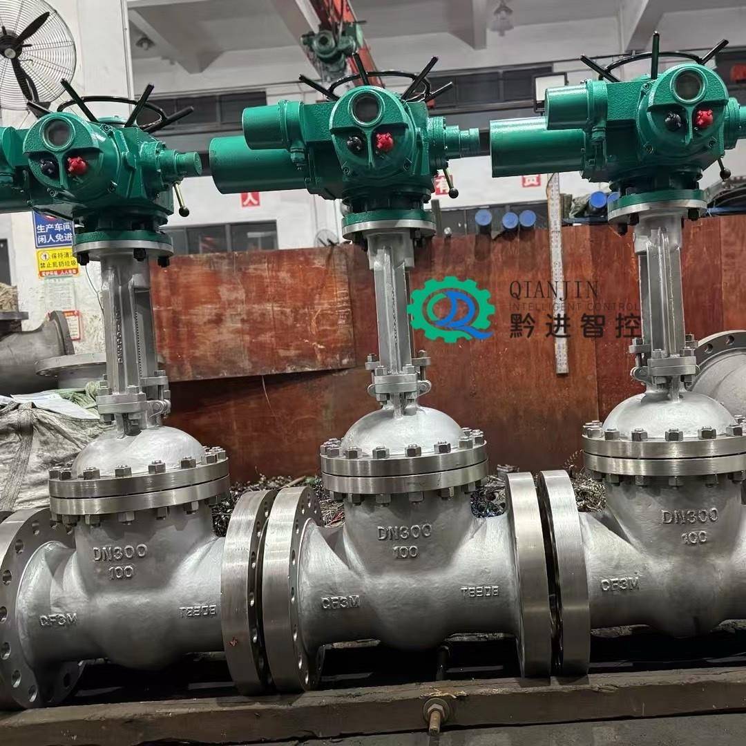 1Z94H879-16PDN100不锈钢电x动闸阀ZB20电动装置1Ed防爆Modbus通