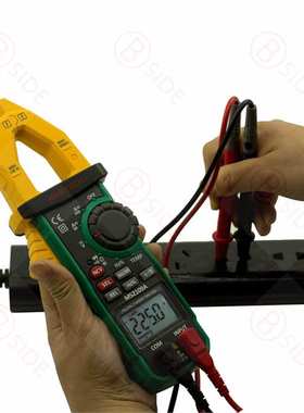 MS2109A 数模双显交直流钳型电流表600A高品质钳表 电容温度频率