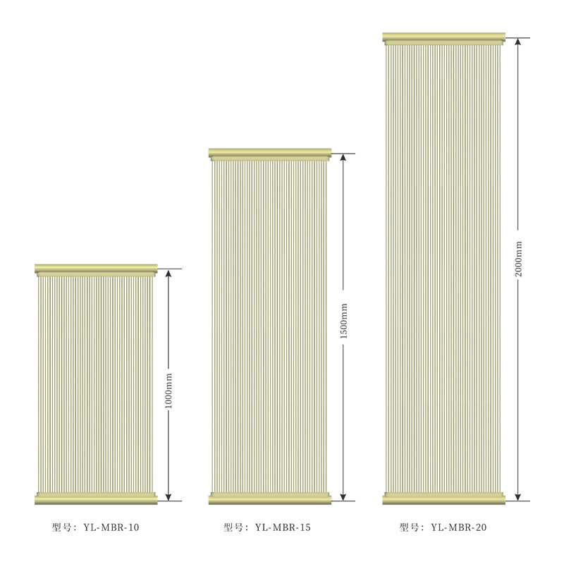 裕麟 MBR膜 中空纤维PVDF复合膜 浸入式污水处理过滤帘式 膜组件