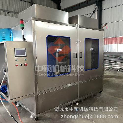 200L化工桶清洗机双工位洗桶机油桶化工桶批量清洗设备