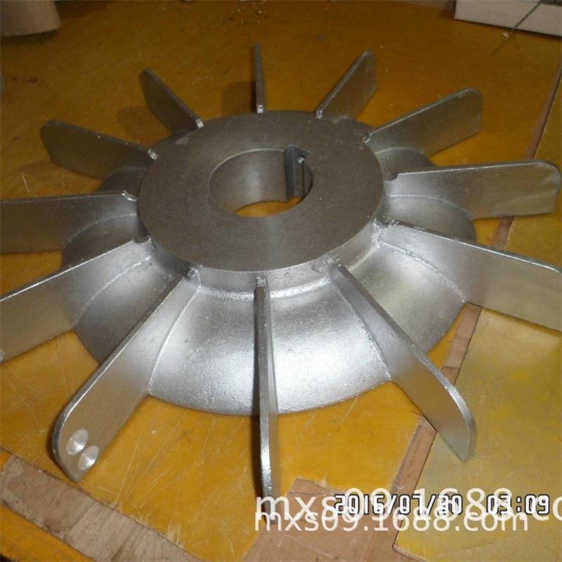 厂家供应矿用风叶铝风叶高叶片塑料风叶电机配件