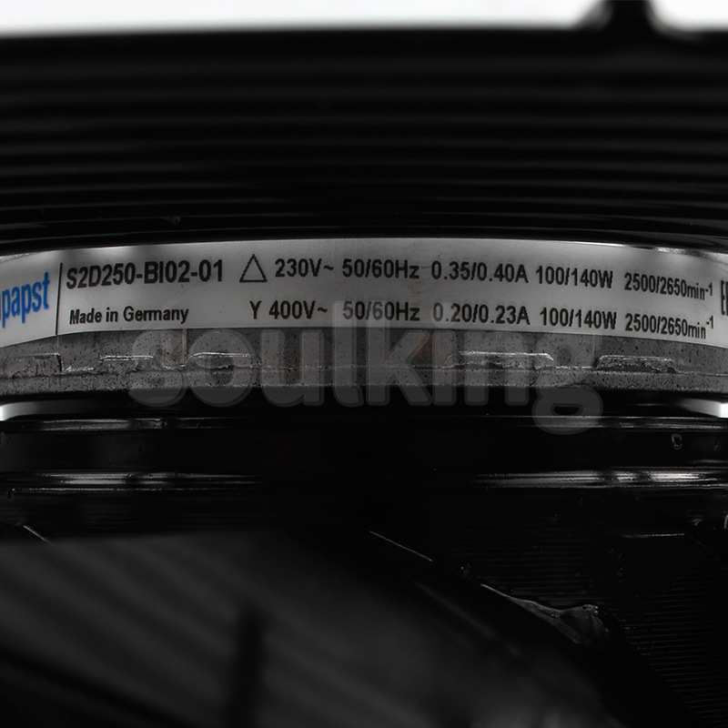 原装ebmpapst S2D250-BI02-01 230/400V 100/140W外转子轴流风机