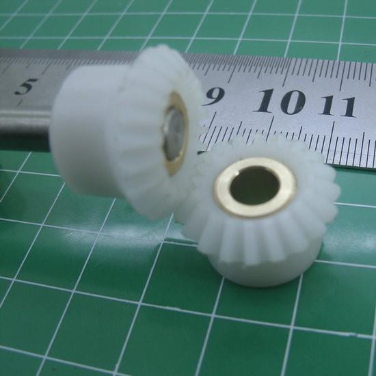 微小轻型1模20齿伞齿轮组合90度转向适用模型飞机耐磨差速齿轮