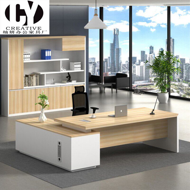 办公家具木质文件柜书柜组合板式资料档案柜老板室背景文件柜子