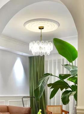 205美式新复古客厅灯具式宫廷法轻奢水晶吊灯卧室玻2璃网红XST214