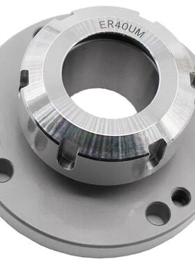 ER32/040夹头-D100-D8-座法兰盘ER卡盘座磨ER32-D80砂七孔夹头座