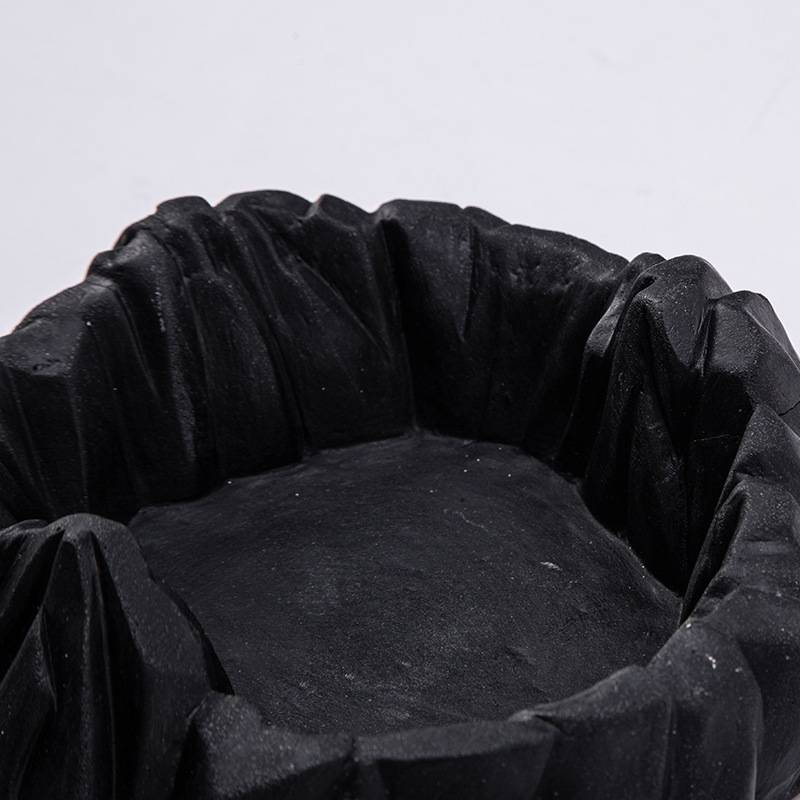 砂岩树脂笔洗 水墨软装饰品摆件 家居饰品书桌中式韵味工艺品