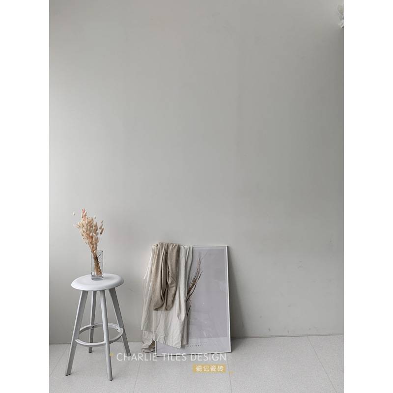 现代简约风灰色系列小颗粒水磨石瓷砖卫生间浴室餐厅哑光防滑地砖