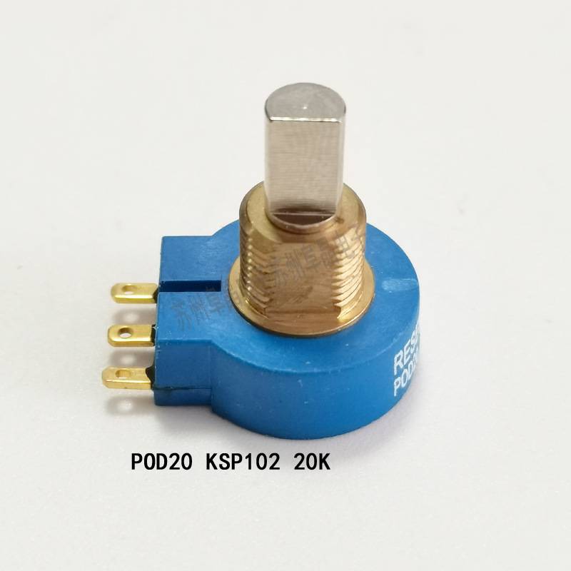 POD20-KSP102-20K  POD20 KSP102 1K 2K 5K 10K半圆轴精密电位器