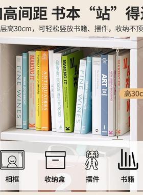 跨境加室厚书架收纳架客厅书柜厨房多层多功宿舍能卧地储物架AIV落子