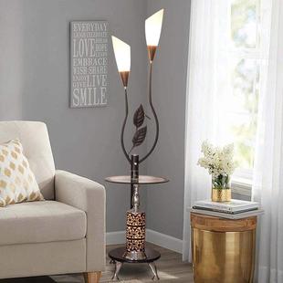 现代l简约ed亚克力落地灯创意铁落地台灯艺室茶几卧8160客厅落地