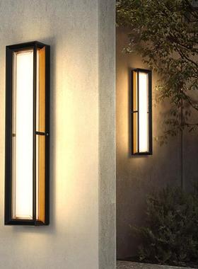 壁极简户外防lSTL——0ed灯别墅庭院水外墙店大门酒长条简约壁灯