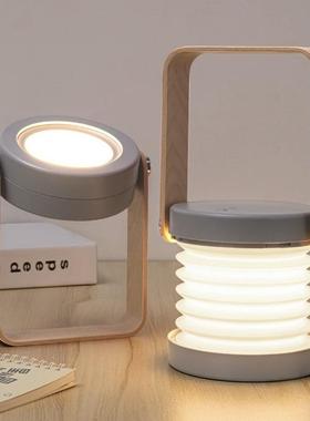 床创夜意灯笼小灯505LED儿童卧室婴喂奶氛围头儿护眼台灯可折叠户