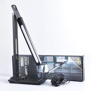 新品 护眼台灯带年历充时钟显示10W无线9屏办公学习阅读床头万夜灯