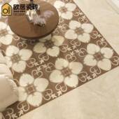别墅豪宅木纹客0厅8拼花复古琳琅木纹瓷砖0x80砖0卧室防滑地砖法
