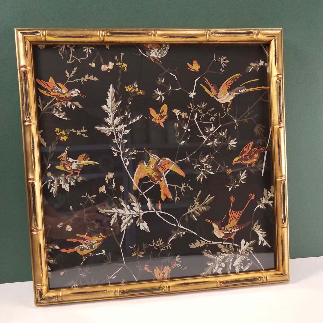 法式轻奢挂画玫瑰花女孩小众装饰画客厅餐厅卧室床头复古欧式壁画
