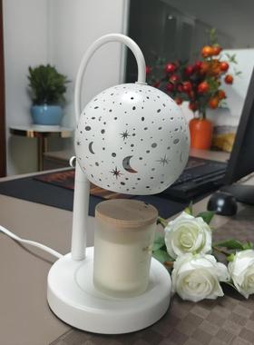 亚马逊新款浪扩漫星空现火欧香融蜡灯韩式美卧室代简TIG约装饰台