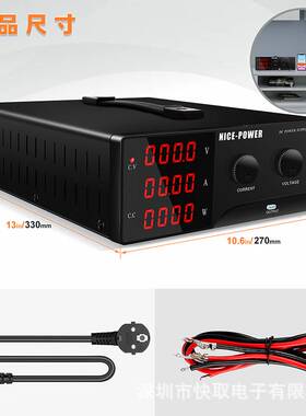 可调大功率直流稳压电源R-SPS20010-232高精度可编程电源200V10A